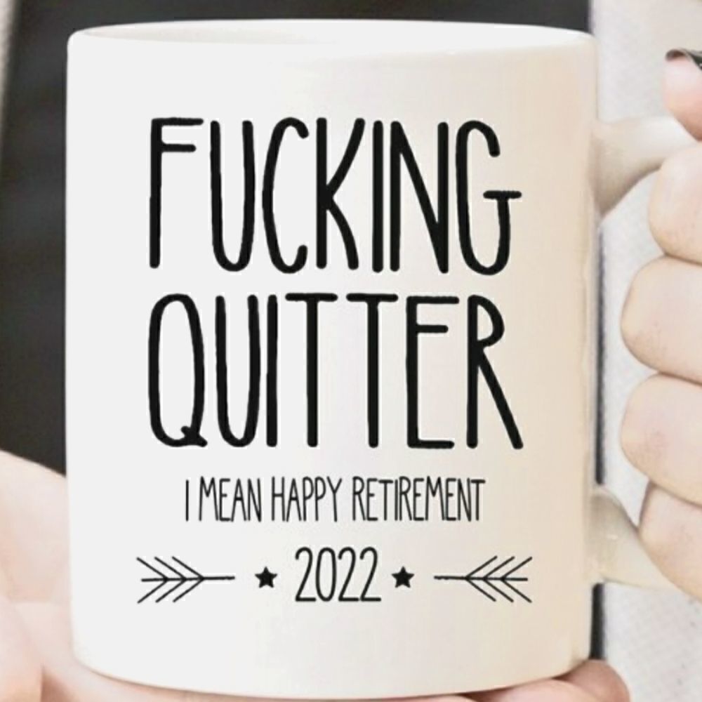 Coffee Mug, Happy retirement, 15 oz